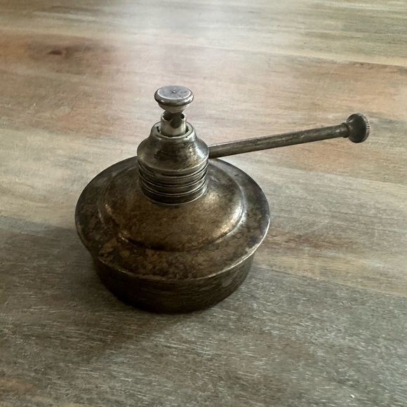 Vintage Other - Vintage Alcohol Burner Jewelers Lamp Light Silverplated Oil Lamp Small